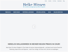 Tablet Screenshot of hinsen.ch